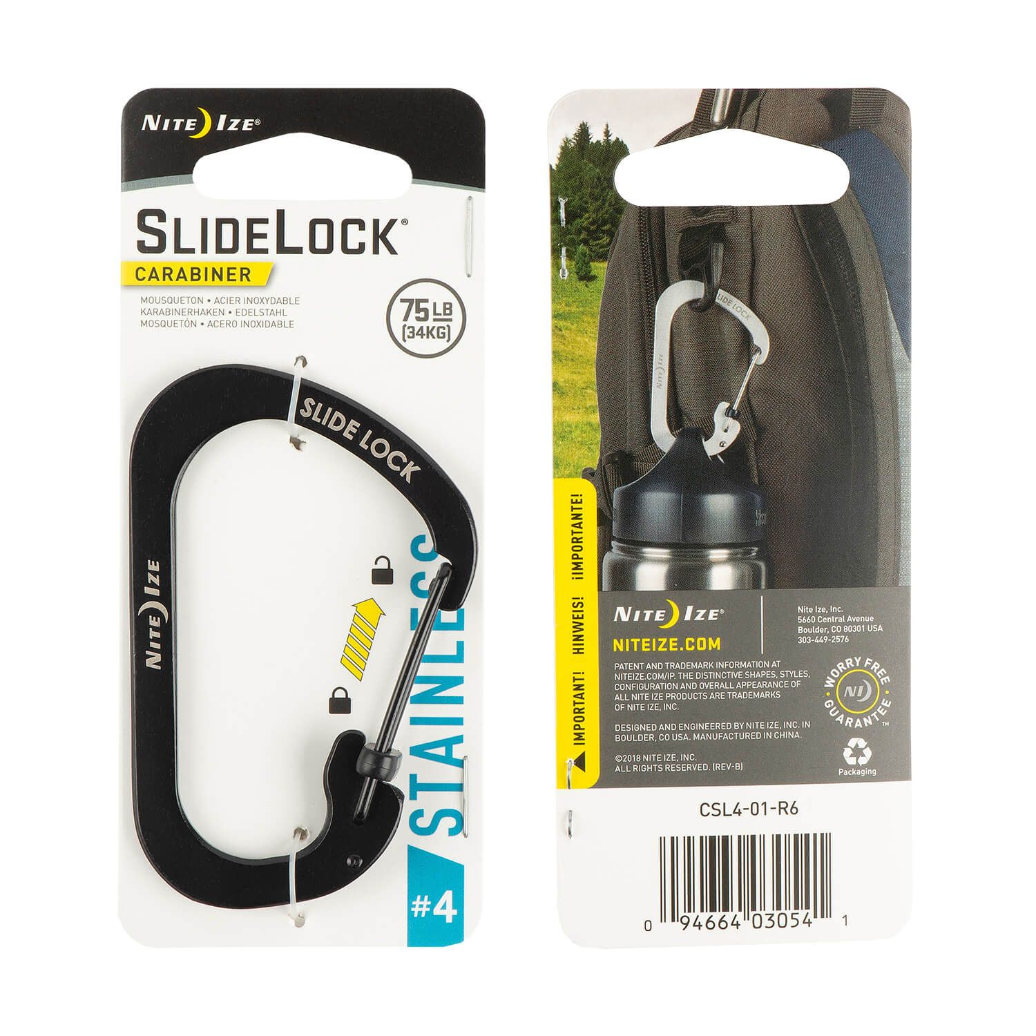 S-Biner Slide Lock Karabiner