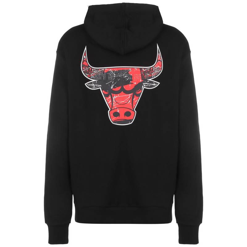 New Era NBA Chicago Bulls Infill Team Logo Hoodie Herren