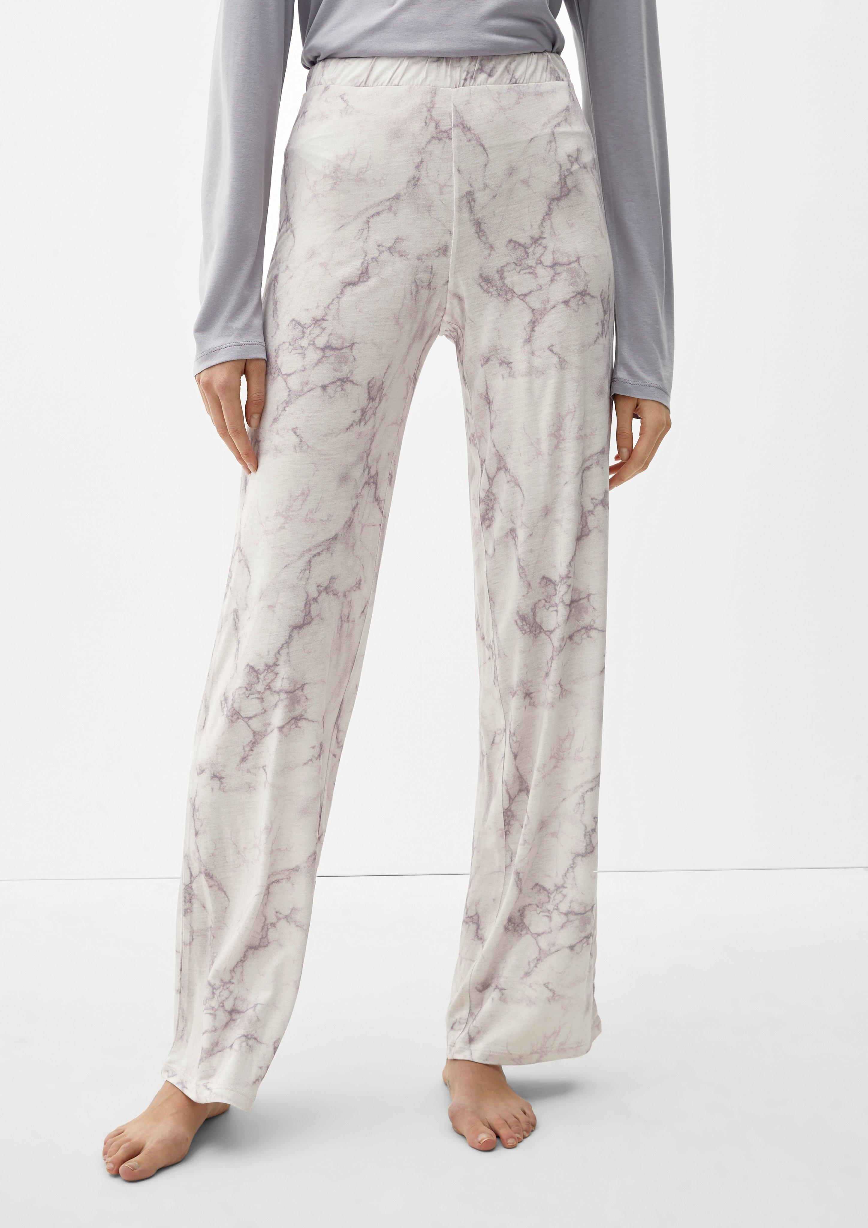 Pyjama mit Marmorprint  6006000-10W3