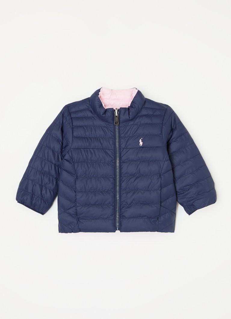 Ralph Lauren divpusēja stepēta jaka ar izšuvumu no logotipa