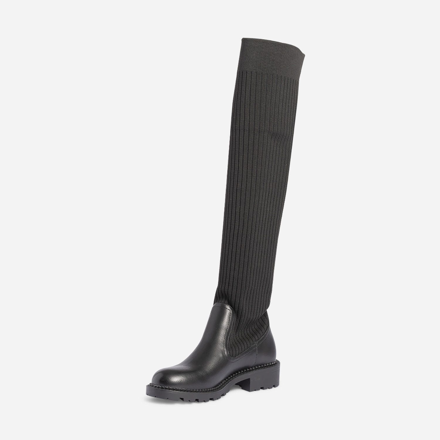 Botte-chaussette TEXTO noire