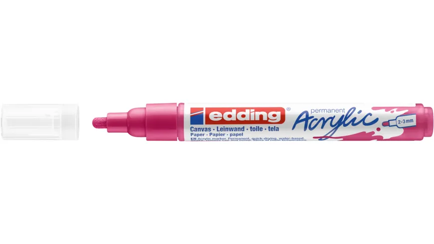 edding Acrylmarker 5100 medium telemagenta telemagenta