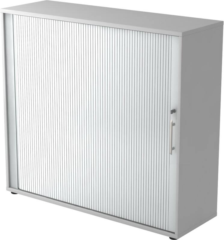 Hammerbacher Rollladenschrank V1733S/5/S/REDE Farbig sortiert 1.200 x 400 x 1.100 mm Mit Aufbau