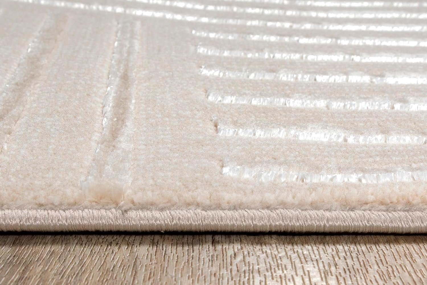 Teppich Knight Luxuriöser Wohnzimmerteppich, 3D Effekt, the carpet, Rechteck, Höhe: 12 mm