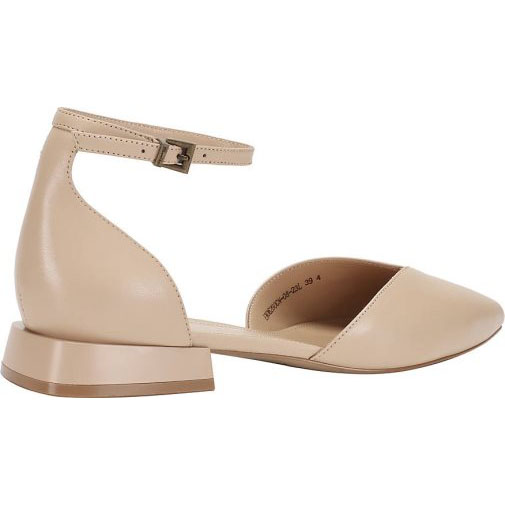 ekonika Lederballerinas mit schmaler Spitze