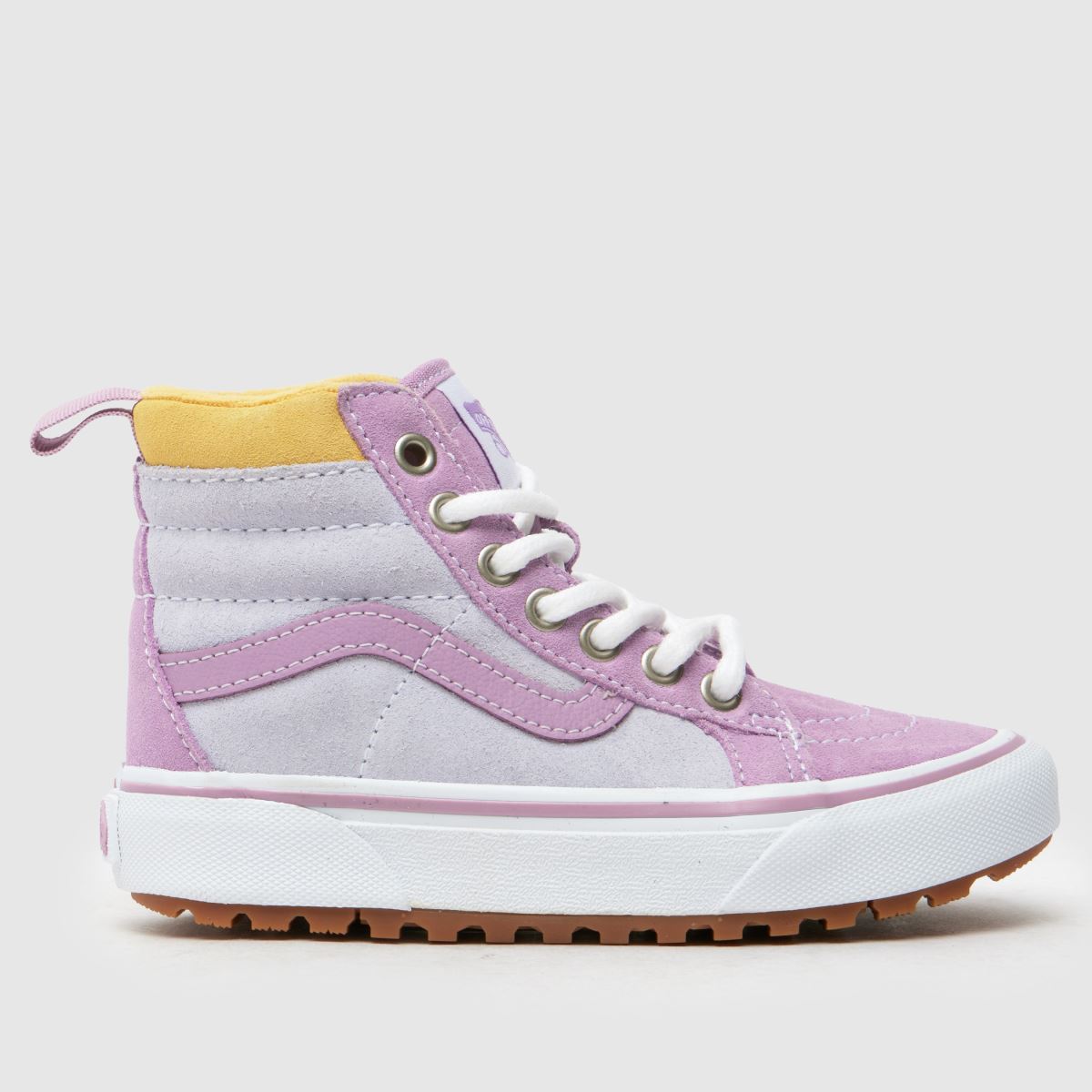 Vans lila sk8-hi dragkedja flickor junior träningsskor