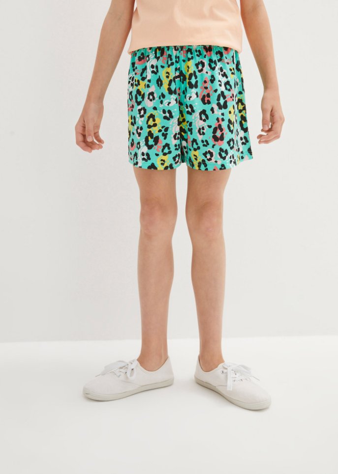 Mädchen Shorts mit Animalprint