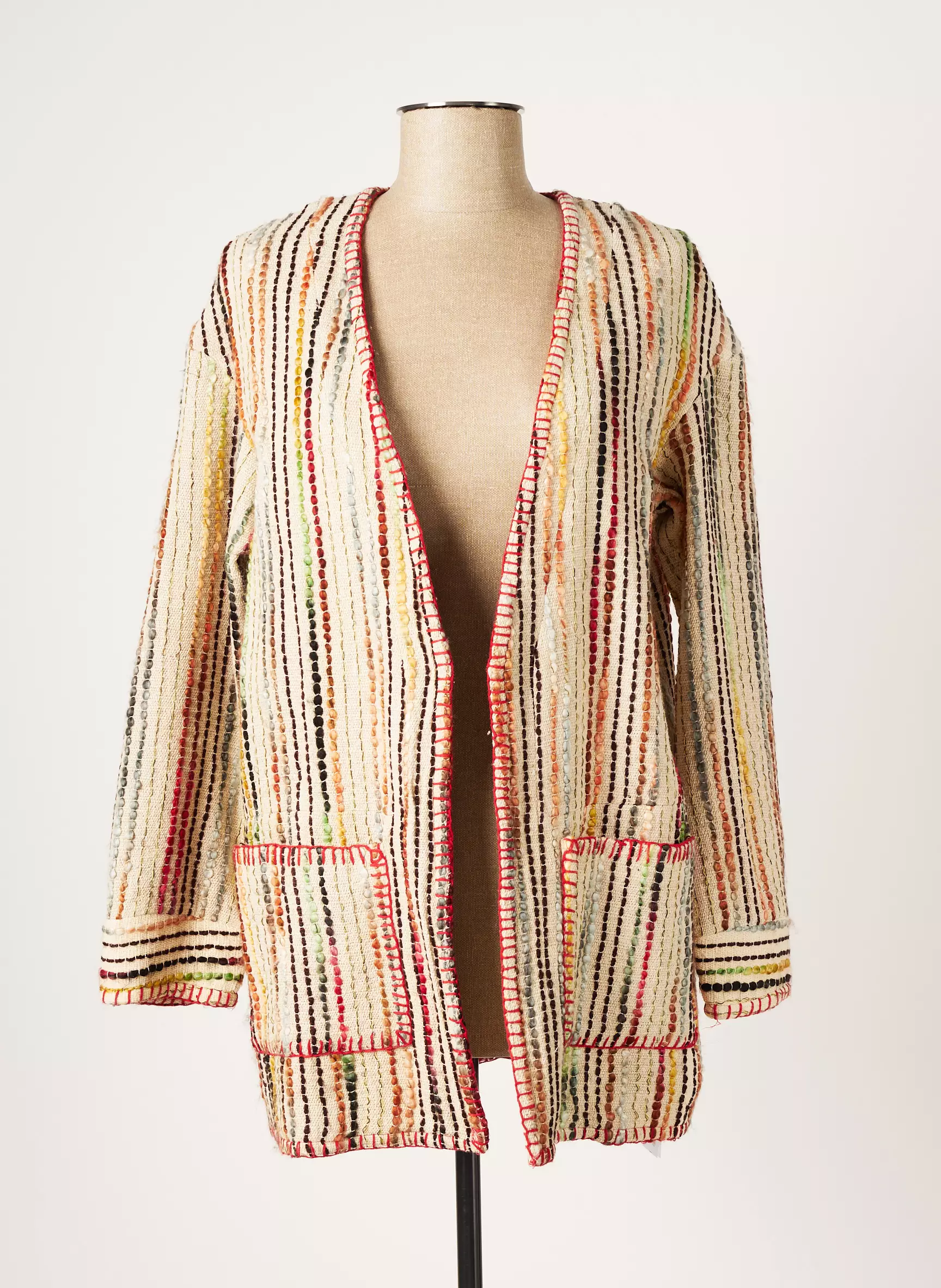 Intropia Vestecasual Femme couleur beige