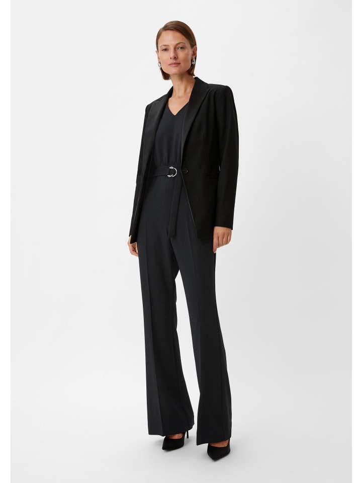 comma Overall lang in Schwarz günstig kaufen