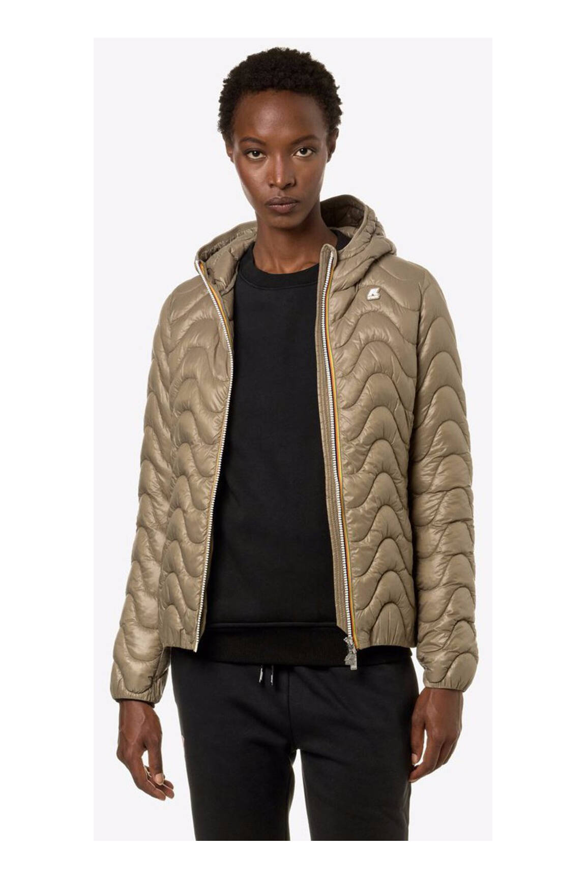 K Way Doudounes Femme couleur beige