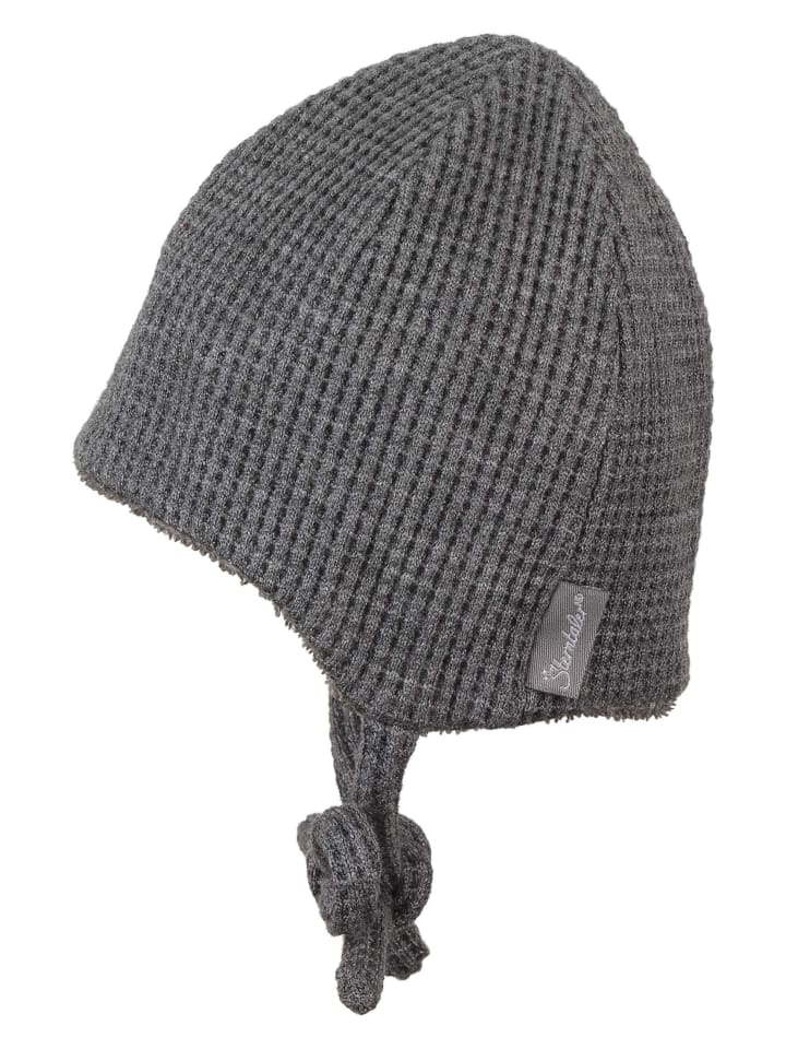 Sterntaler Beanie Waffeloptik in rauchgrau günstig kaufen