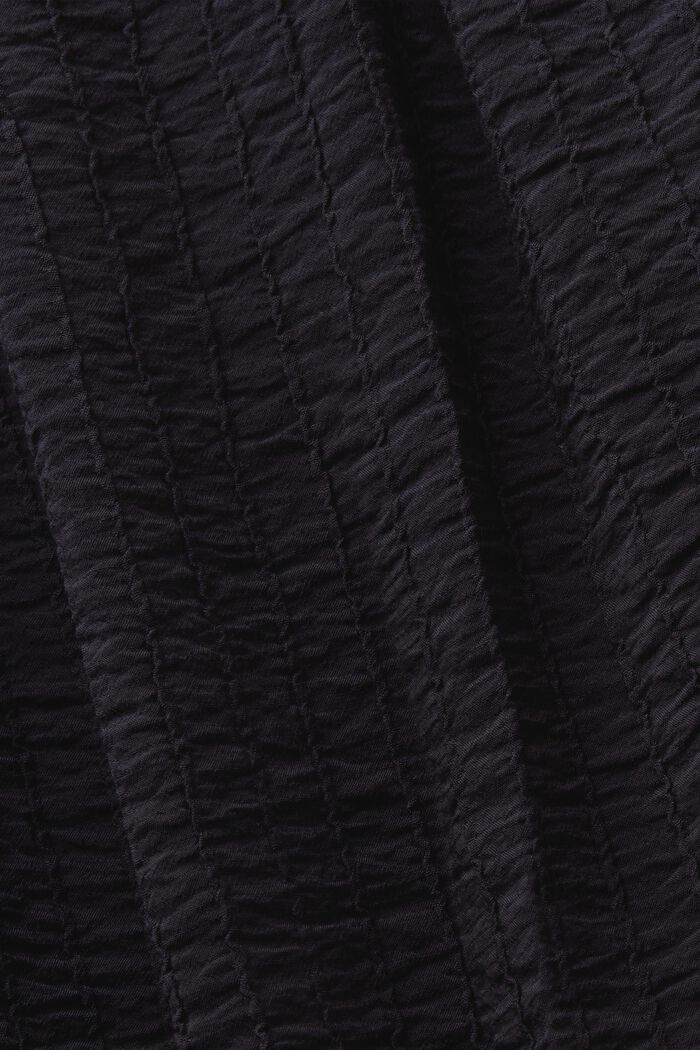 Strukturiertes Minikleid mit Rüschen-Details