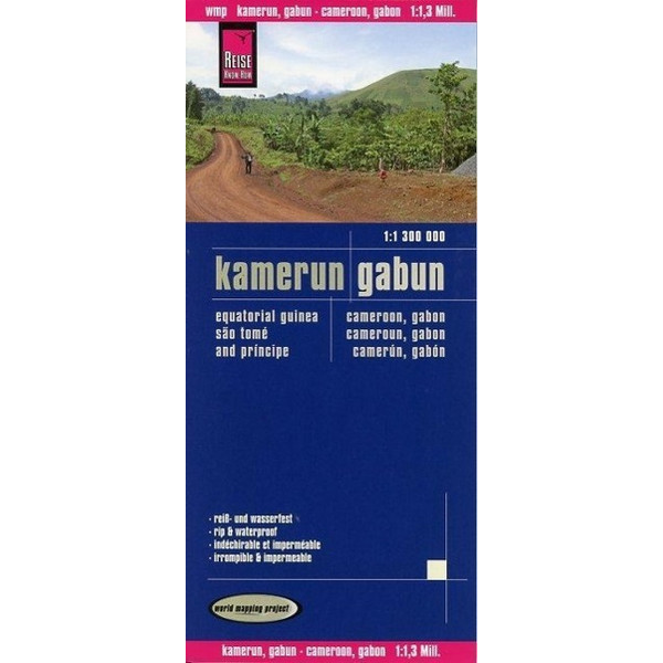Reise Know-How Landkarte Kamerun, Gabun (1:1.300.000) - Straßenkarte