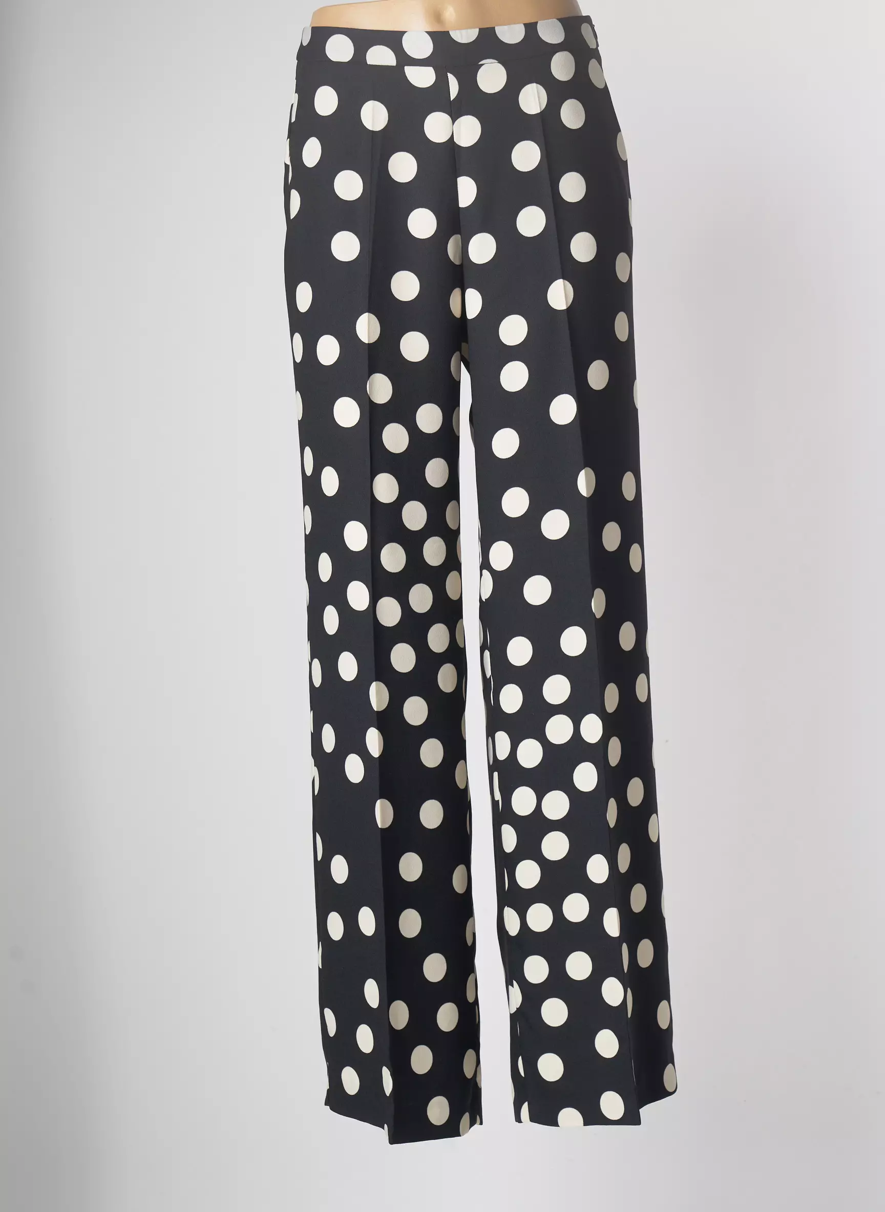 Caractere Pantalons Droits Femme couleur noir