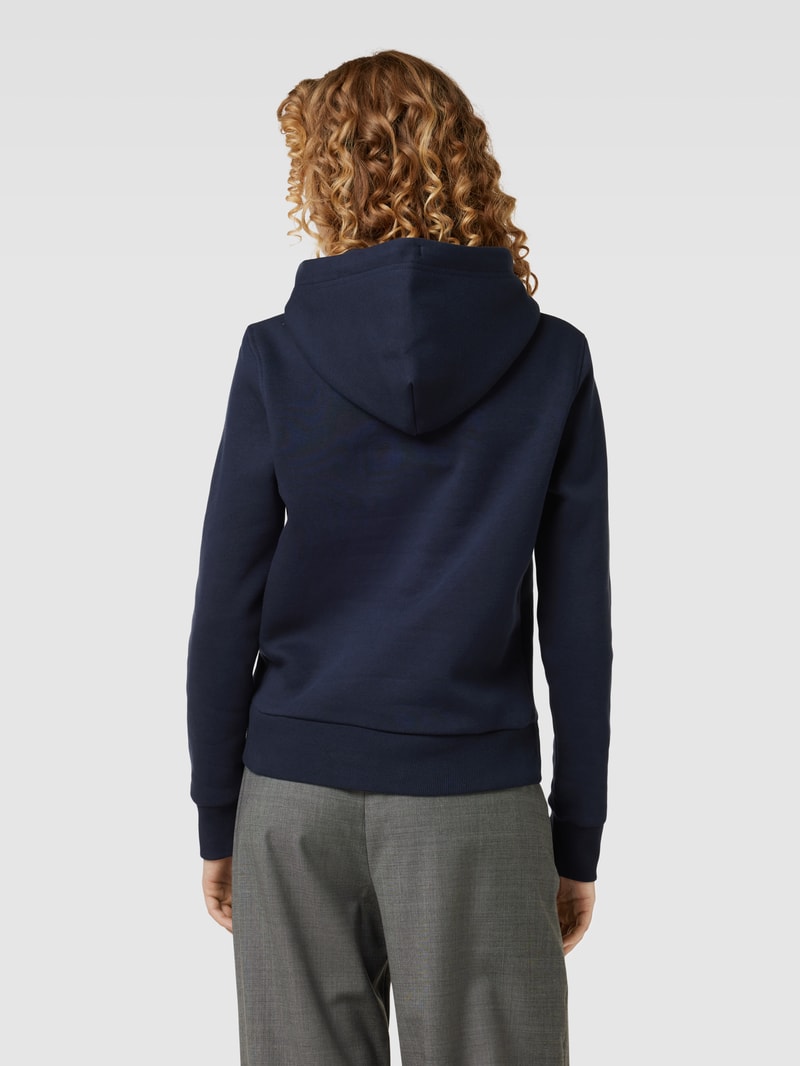 Hoodie mit Kapuze in marineblau