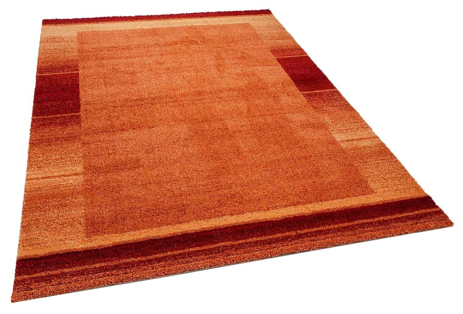 Hochflor-Teppich AUTUMN, 160 x 230 cm, Orange, rechteckig, Höhe: 20 mm