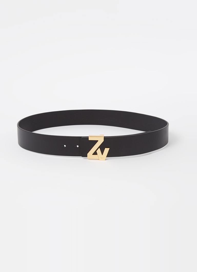 Curea din piele Zadig&Voltaire ZV cu logo
