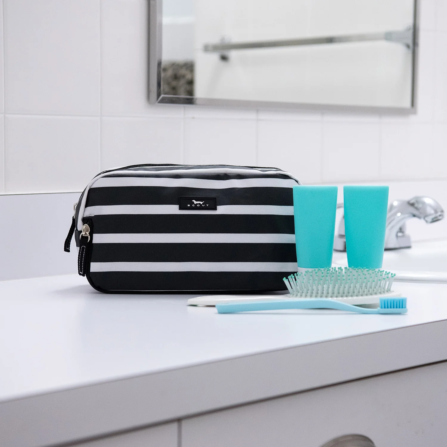 3-Zip Toiletry Bag Medium 3-Way
