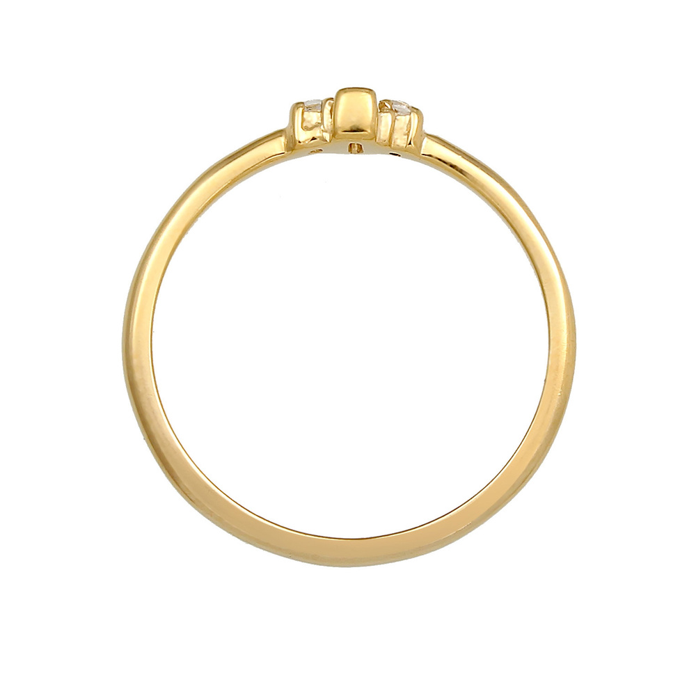 Elli PREMIUM Elli PREMIUM Bague Femmes Solitaire Fiançailles Filigrane avec Topaze en Argent S Bague