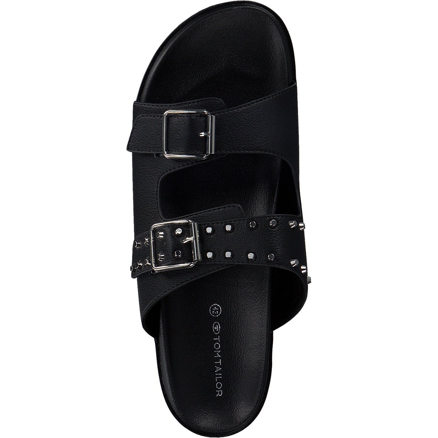 Tom Tailor 3293601, Pantoletten, Damen, Schwarz