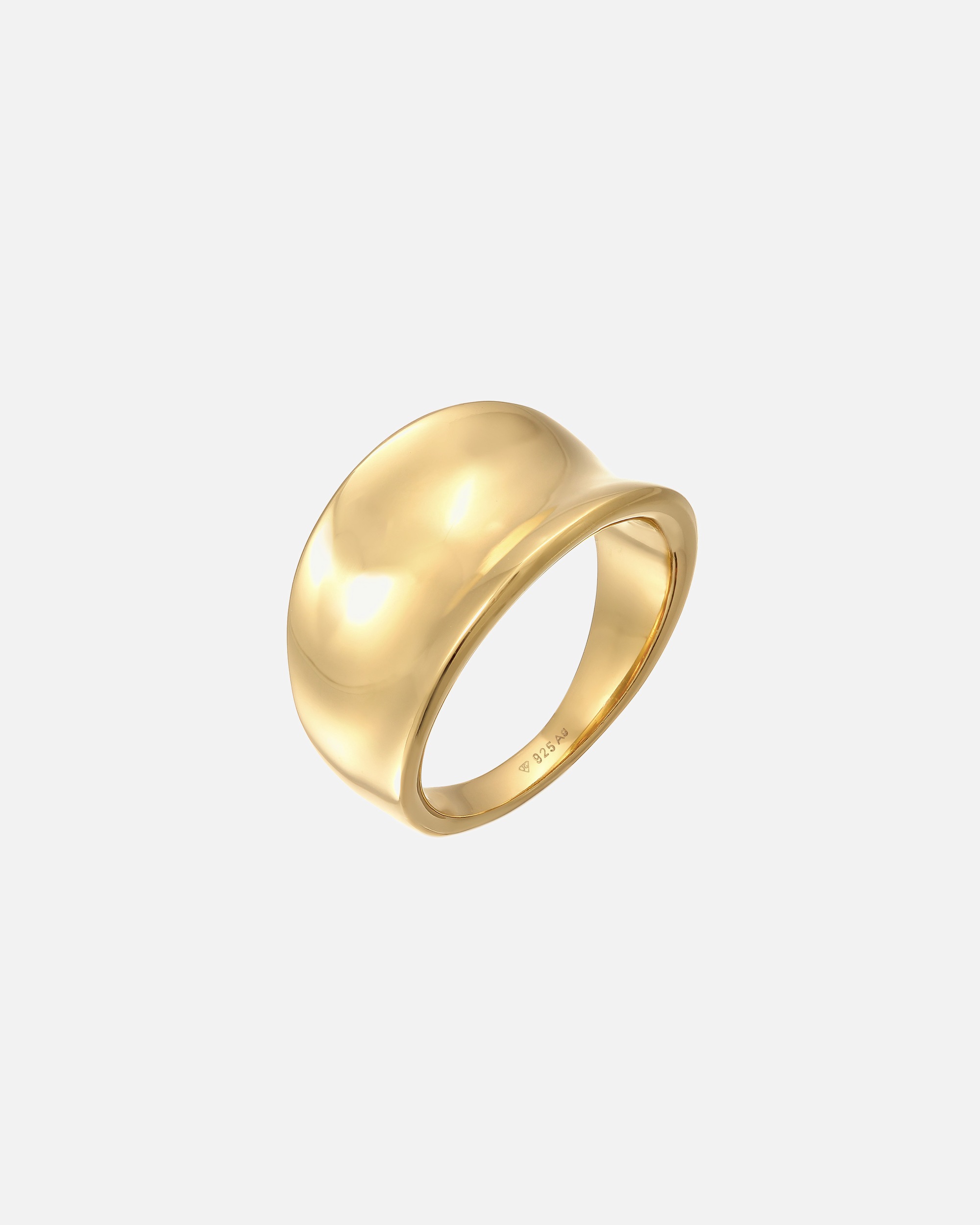 Elegante anello ovale basic da donna Elli in argento sterling 925