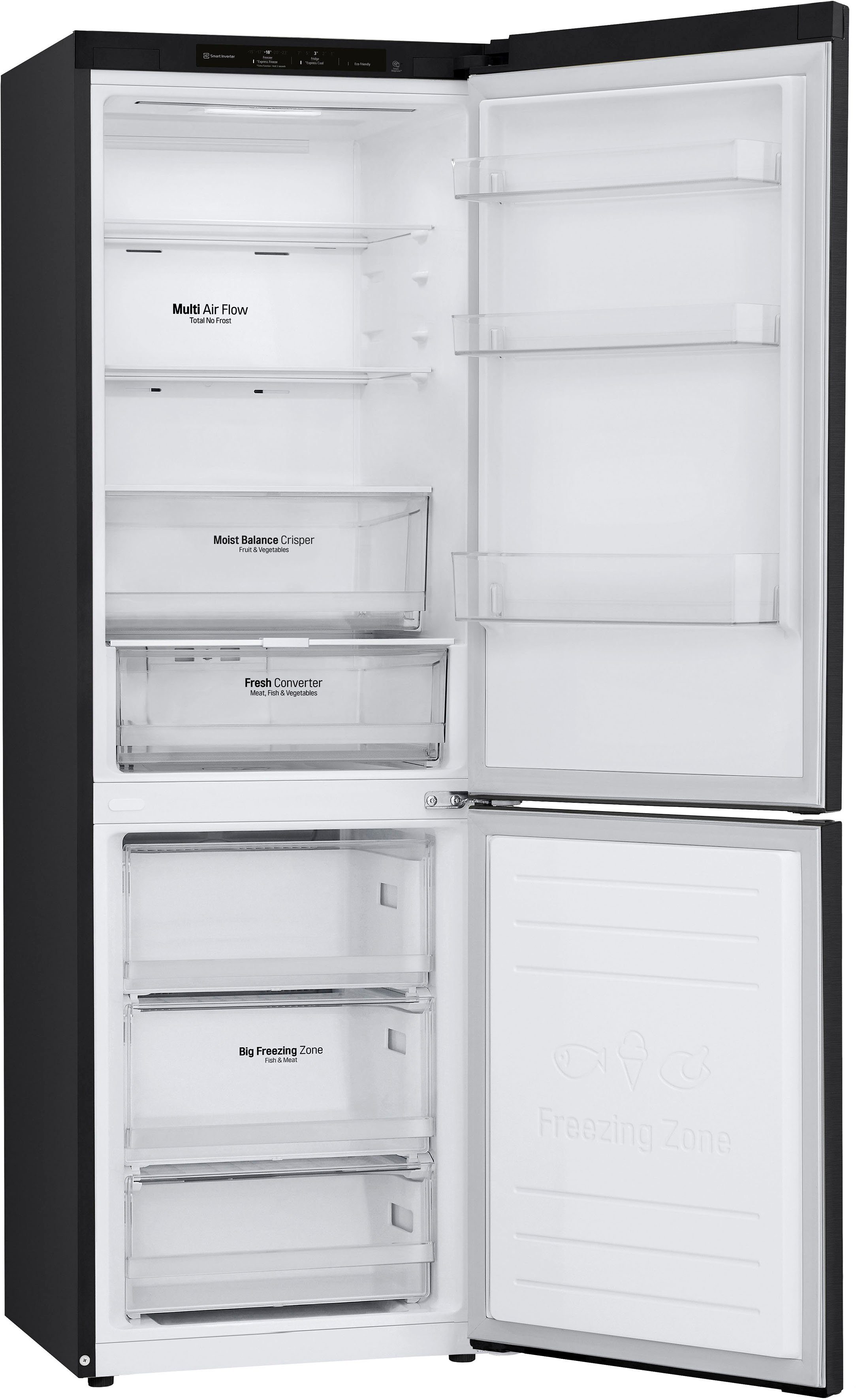 LG Kühl-/Gefrierkombination Serie 6 GBB61MCGCN1, 186 cm hoch, 59,5 cm breit