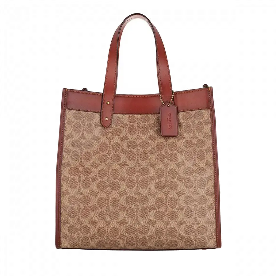 Coach - Coach Handle Bags Leder Cognac - braun