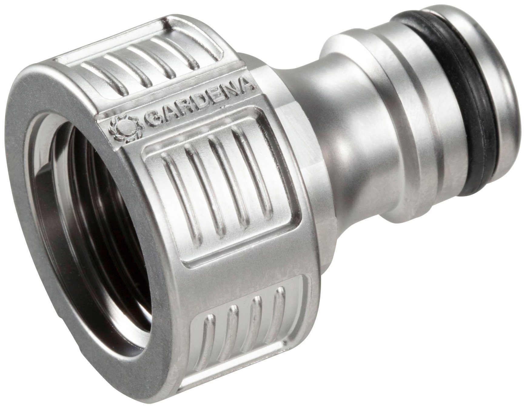 GARDENA Anschlussstück Premium, 18240-20, Metall, 21 mm (G 1/2)