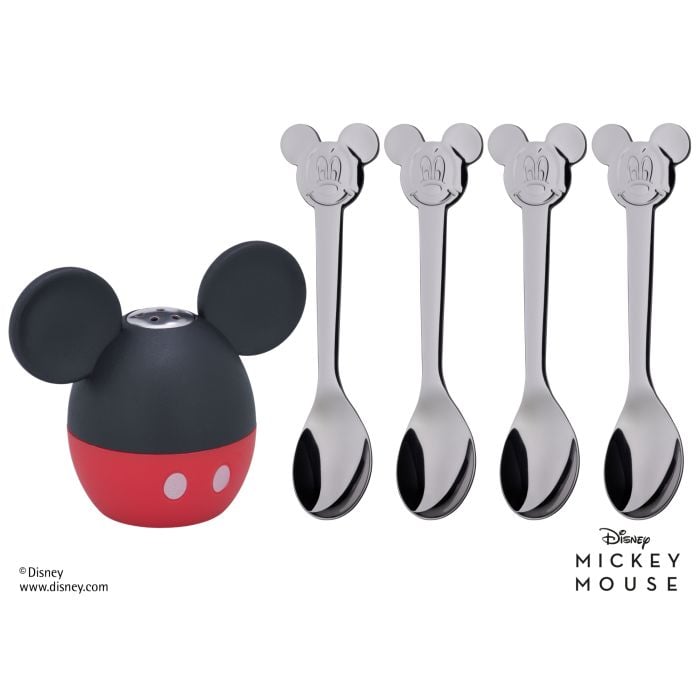 Salzstreuer-Set mit LÖffeln Disney Mickey Mouse, 5-teilig