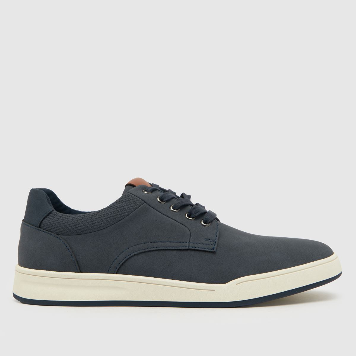 Schuh William – Marinblå sneakers med snörning