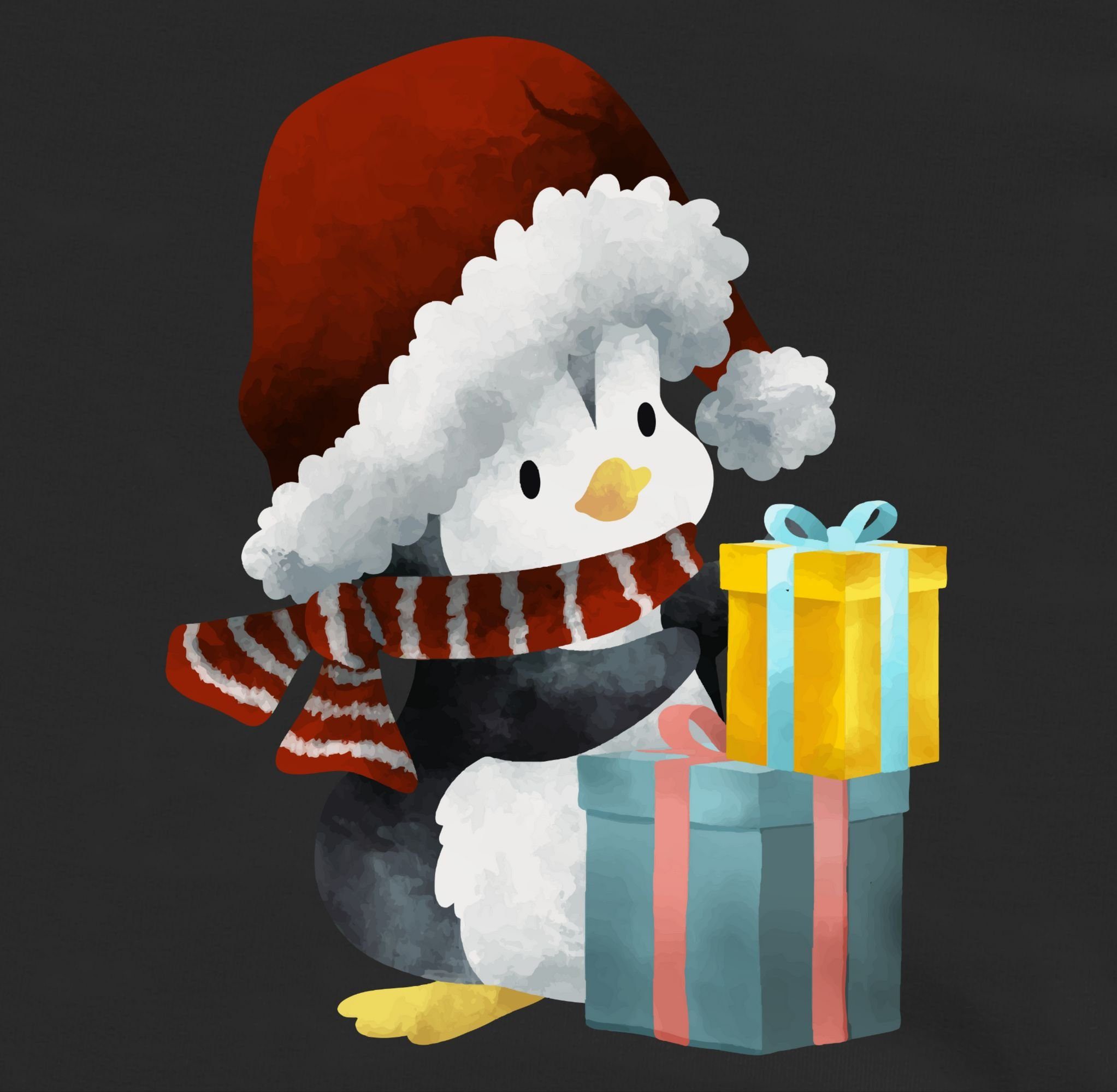 Shirtracer Sweatshirt Pinguin Weihnachten Weihnachten Kleidung Kinder