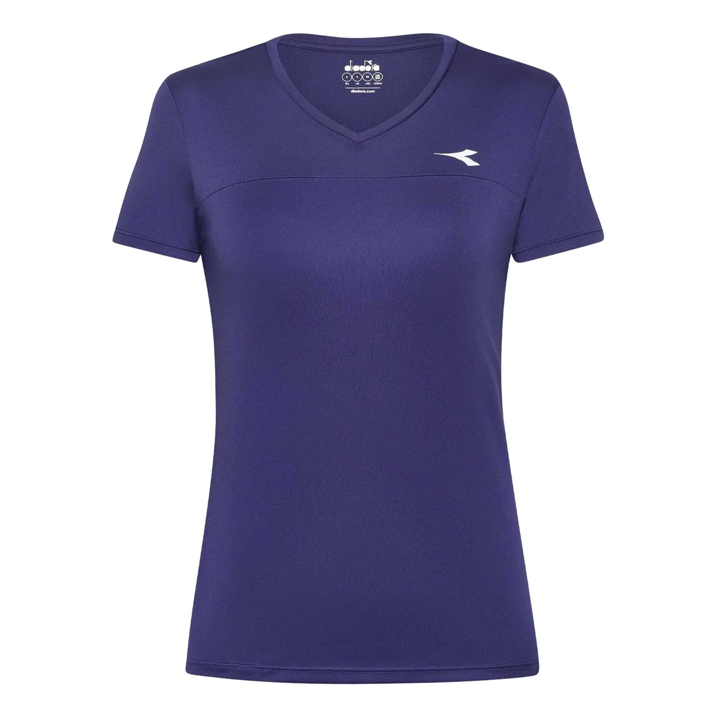 L. Short Sleeve T-Shirt Damen - Blau