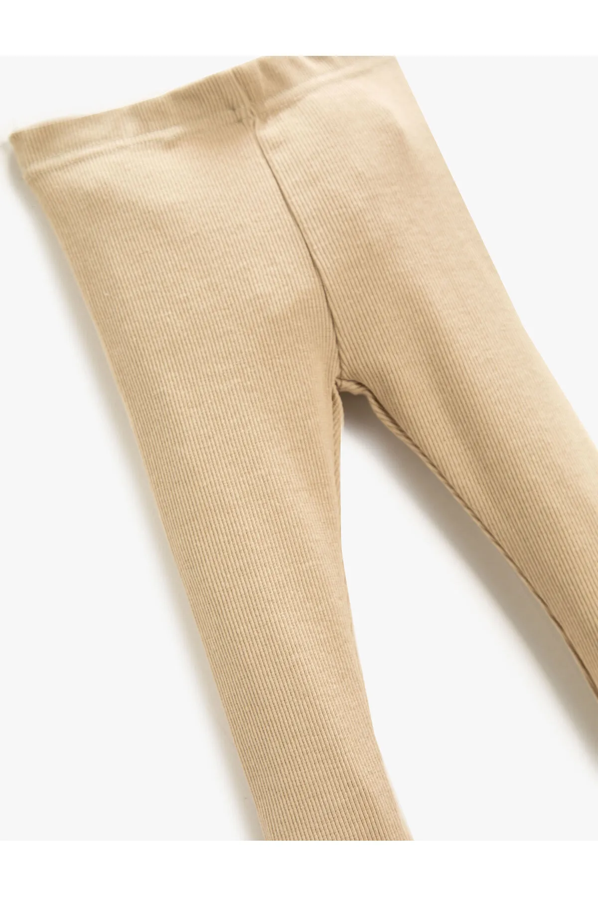 Koton  Basic-Leggings aus gerippter Baumwolle mit elastischem Bund