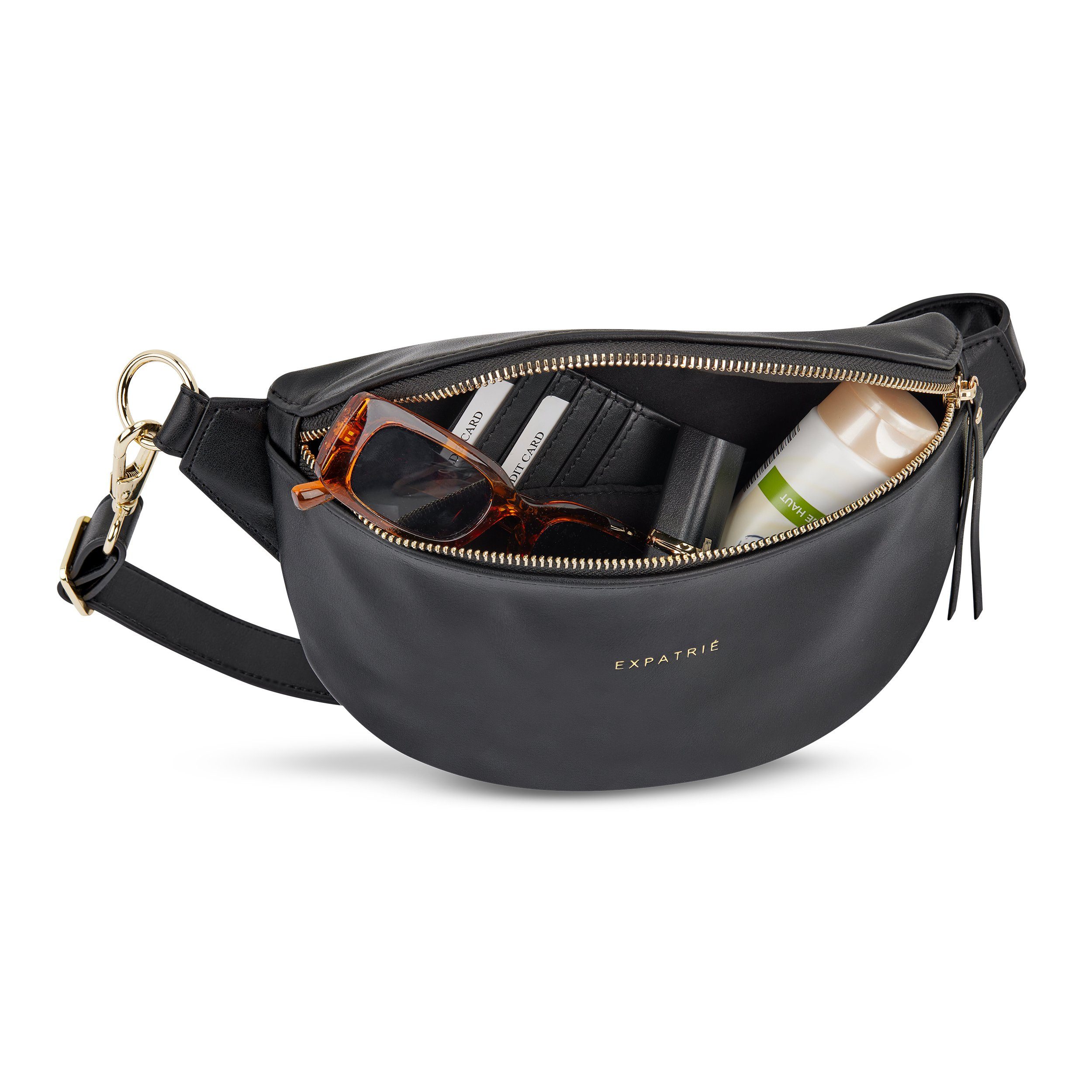 Expatrié Gürteltasche Alice Small Bauchtasche Damen, Hochwertiges Kunstleder, Wasserabweisend
