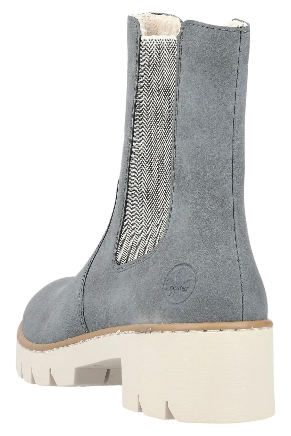 Rieker  Stiefelette - Blau - Blockabsatz
