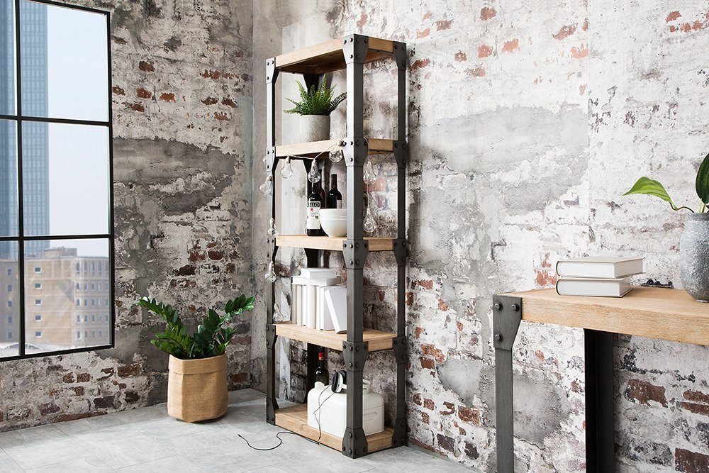 riess-ambiente Bücherregal FACTORY 180cm natur, Industrial Design
