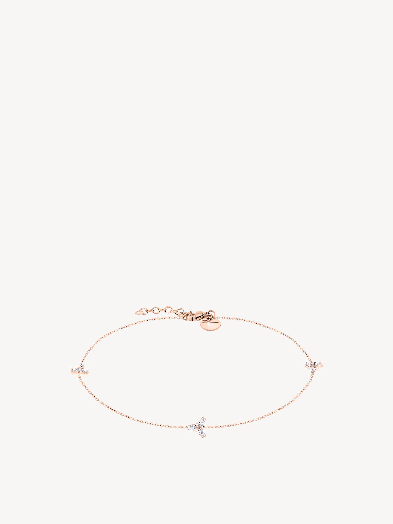 Bracelet de cheville - or rose