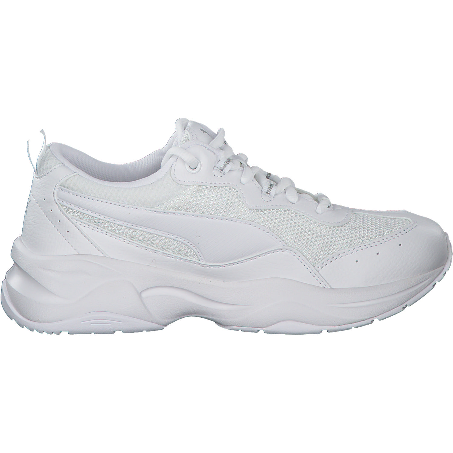 Puma Cilia 369778, Sneakers Low, Damen, Weiß (Puma Wht-Gray Violet)