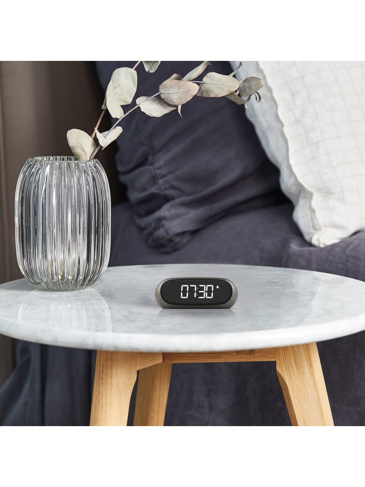 Lexon Mini Reisewecker Minut Grau Schwarz / Anthrazit günstig kaufen onesize
