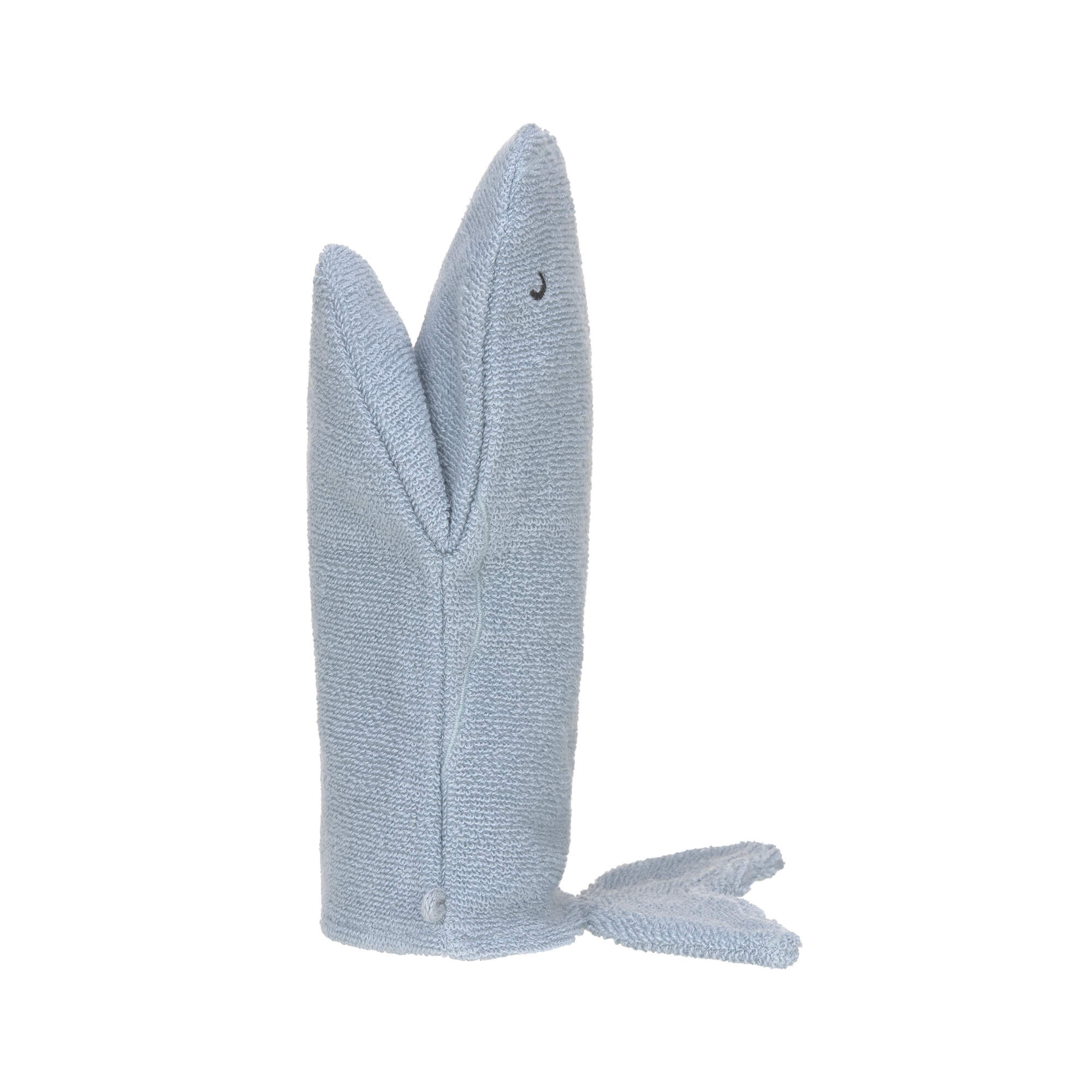 Spiel-Waschhandschuh GOTS, Wal Blau