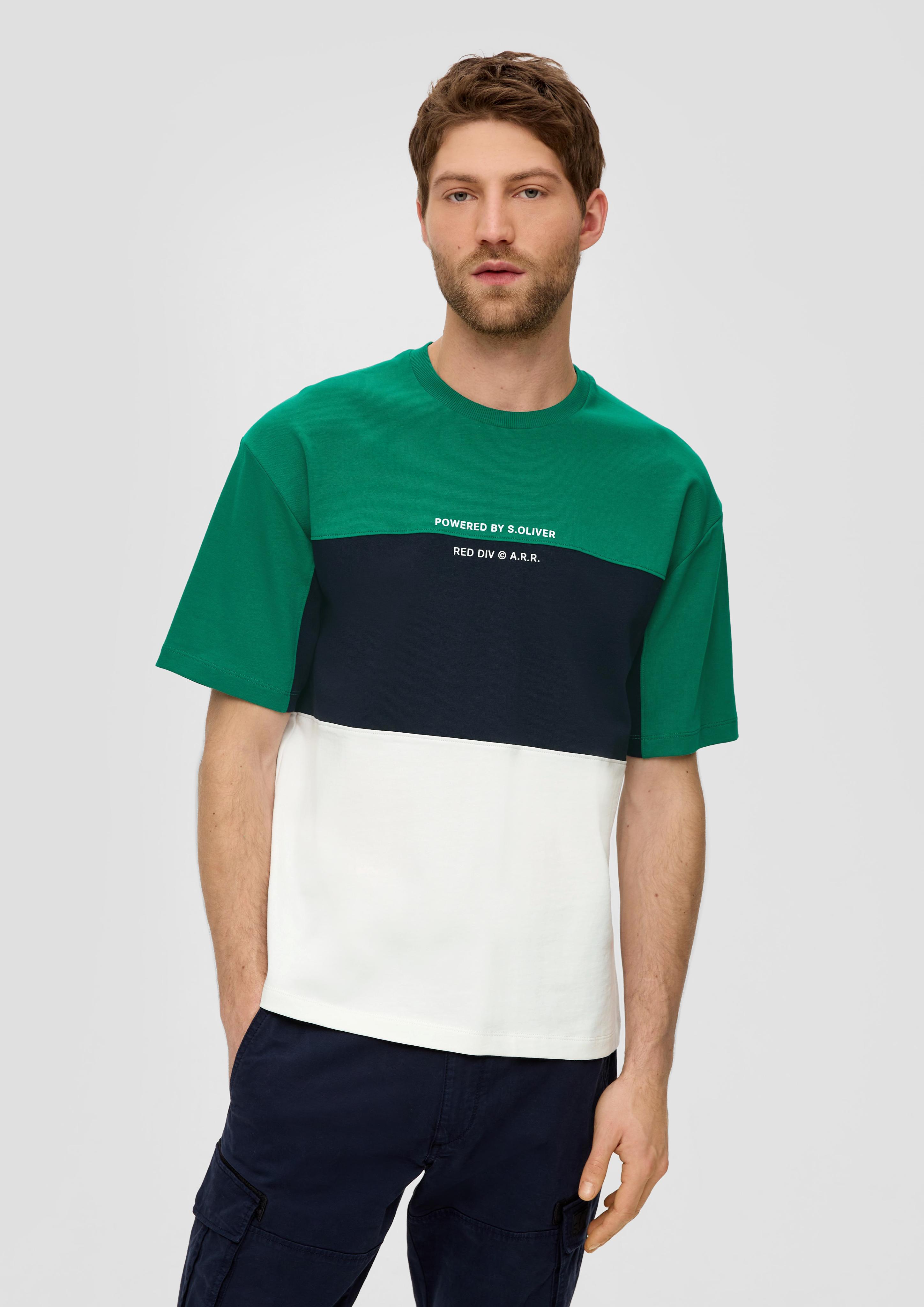 Baumwollshirt im Colour Blocking-Style  2141477-76G1