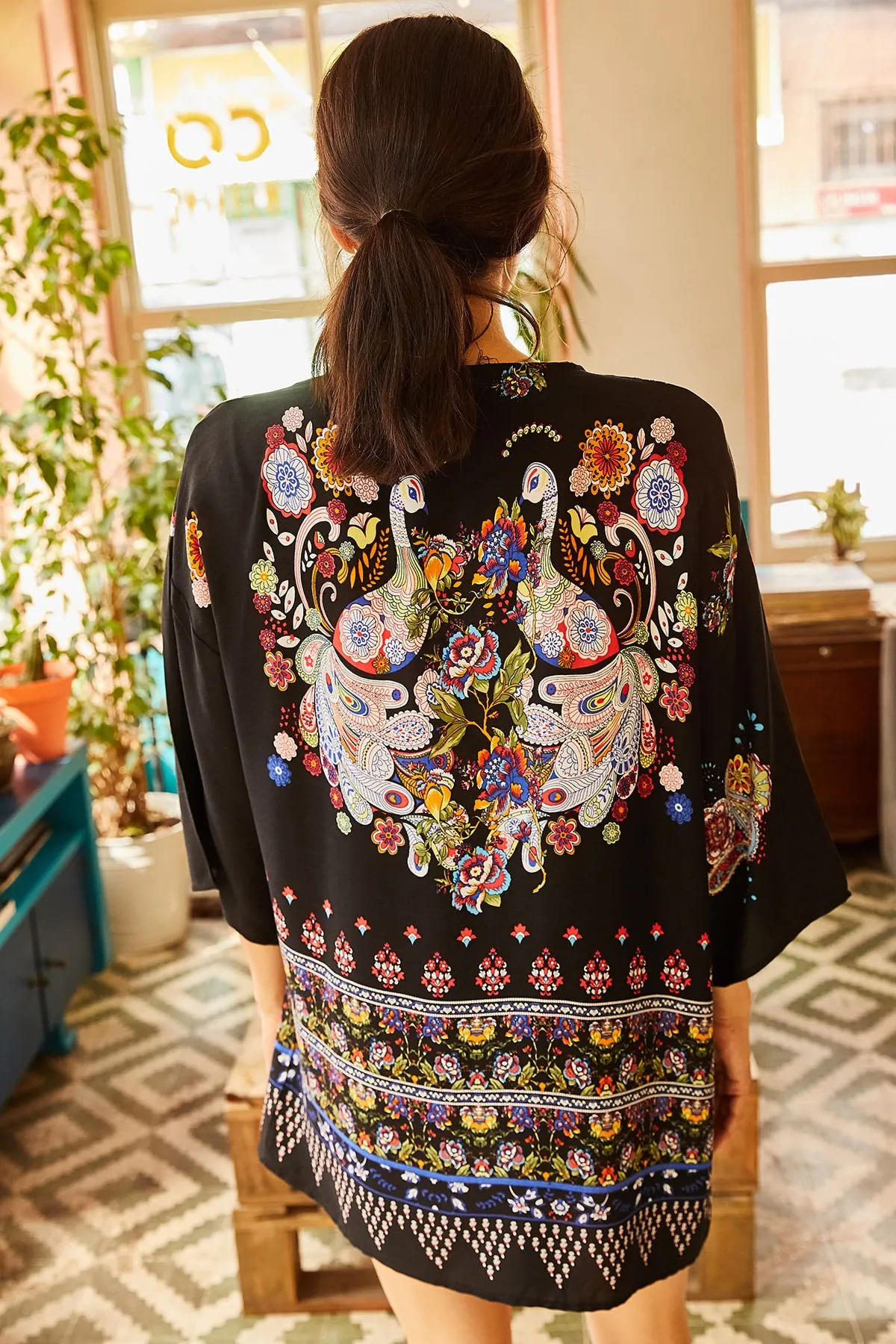 Olalook  Kimono & Kaftan - Mehrfarbig - Oversized