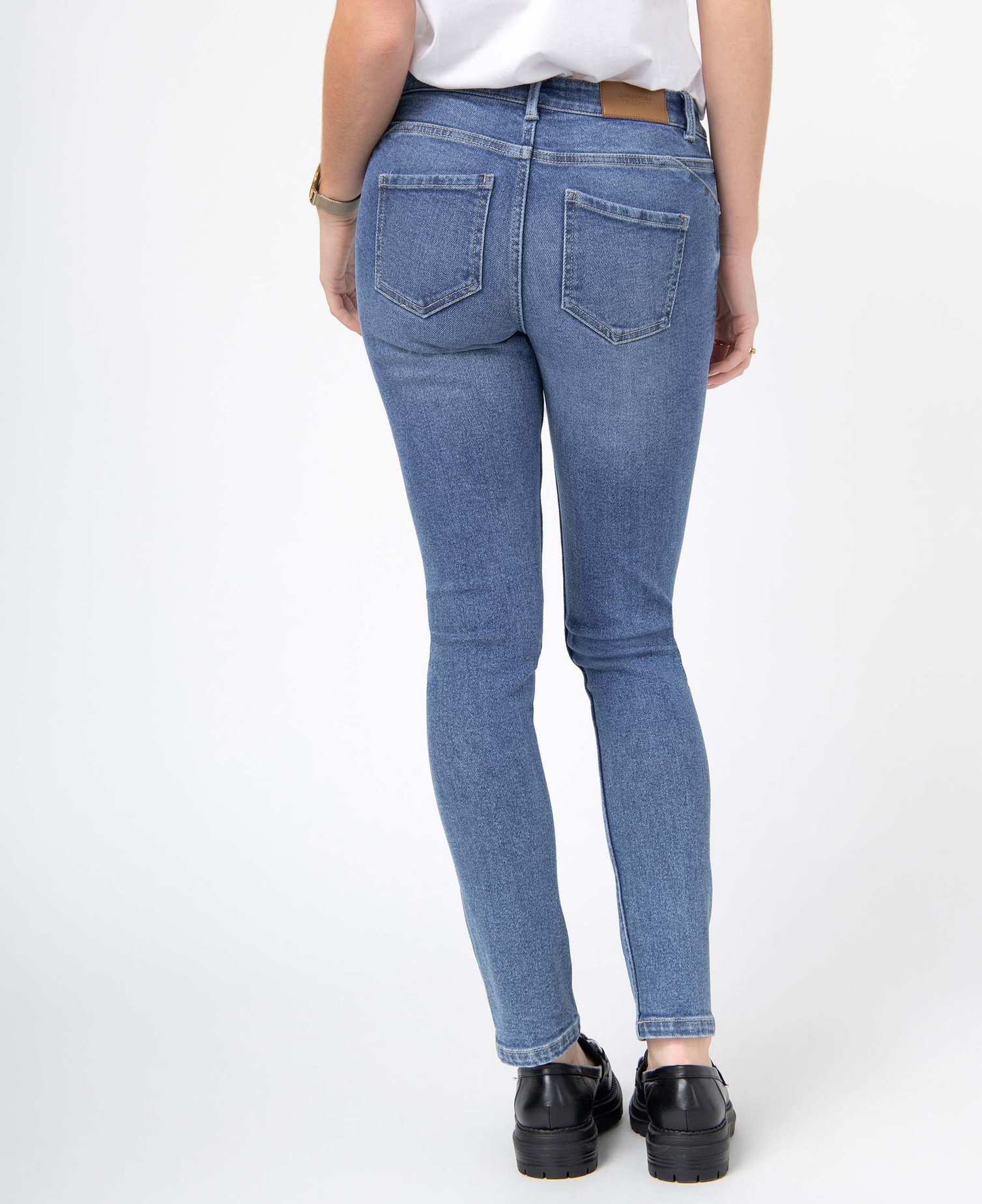Jean femme coupe Slim coloris délavé stone | GEMO