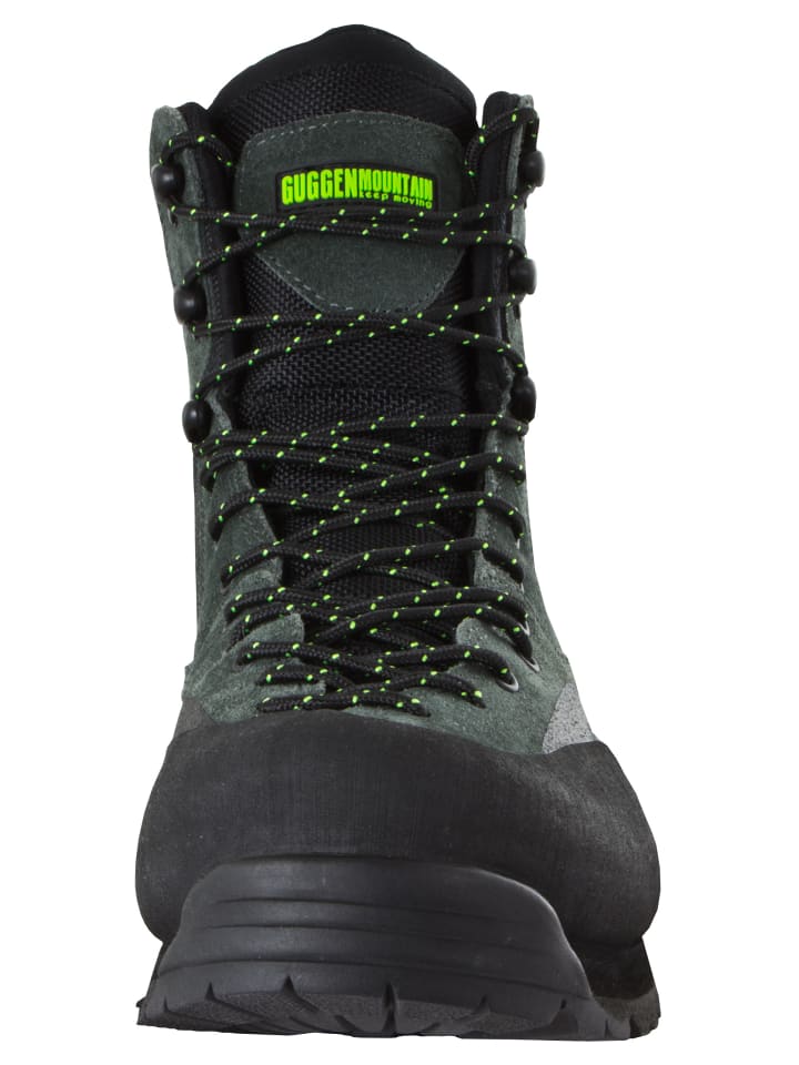 GUGGEN MOUNTAIN Wanderstiefel Gummikappe in Grün günstig kaufen