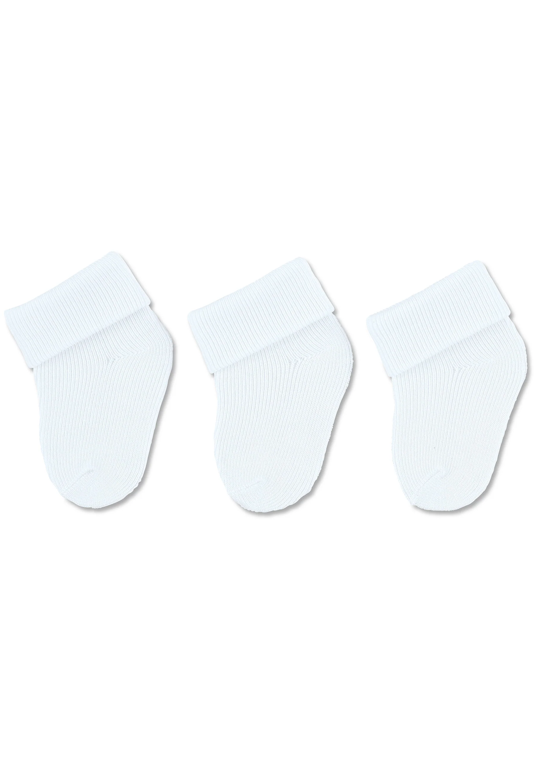 Erstlingssöckchen in Unifarben, 3er Pack