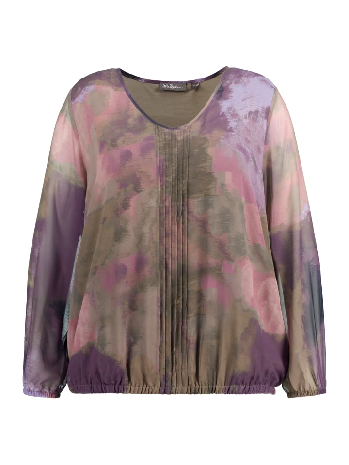 Ulla Popken Bluse in schilfgrün günstig kaufen