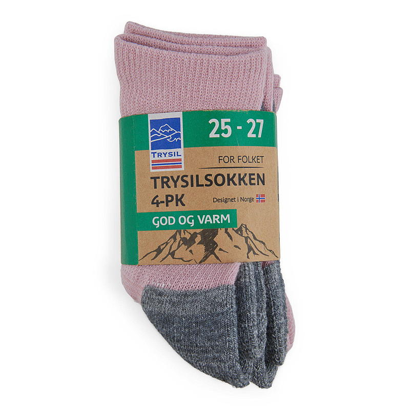 Trysil Trysilsokk 4-pk str 25/27 God og Varm