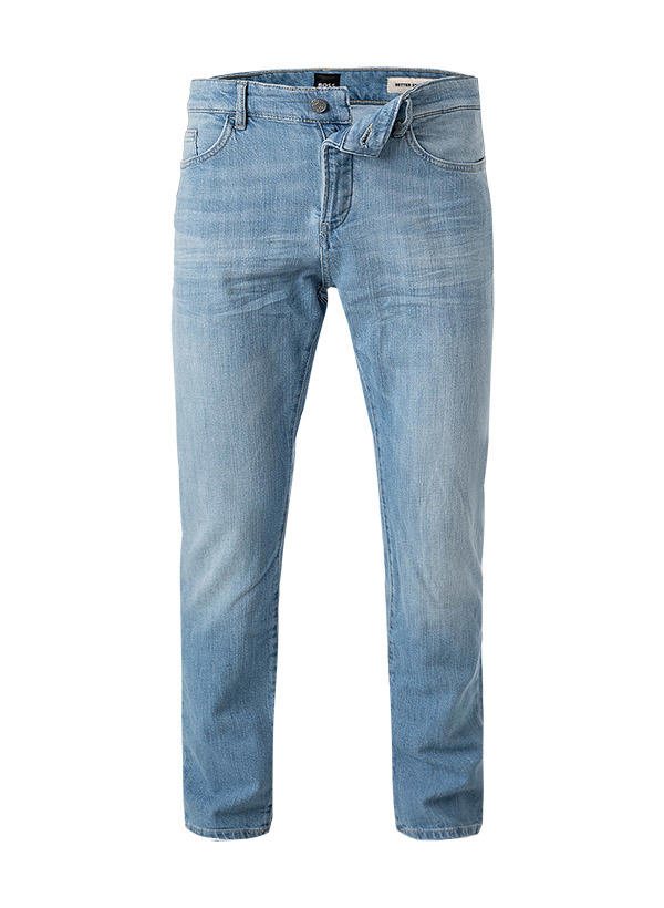 BOSS Black, Jeans Delaware, Slim Fit, Baumwolle, hellblau
