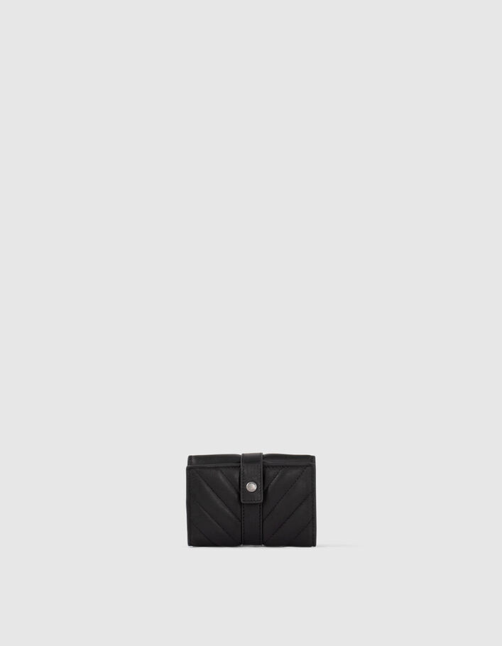 Portefeuille cuir 1440 TRADER WALLET matelassage femme