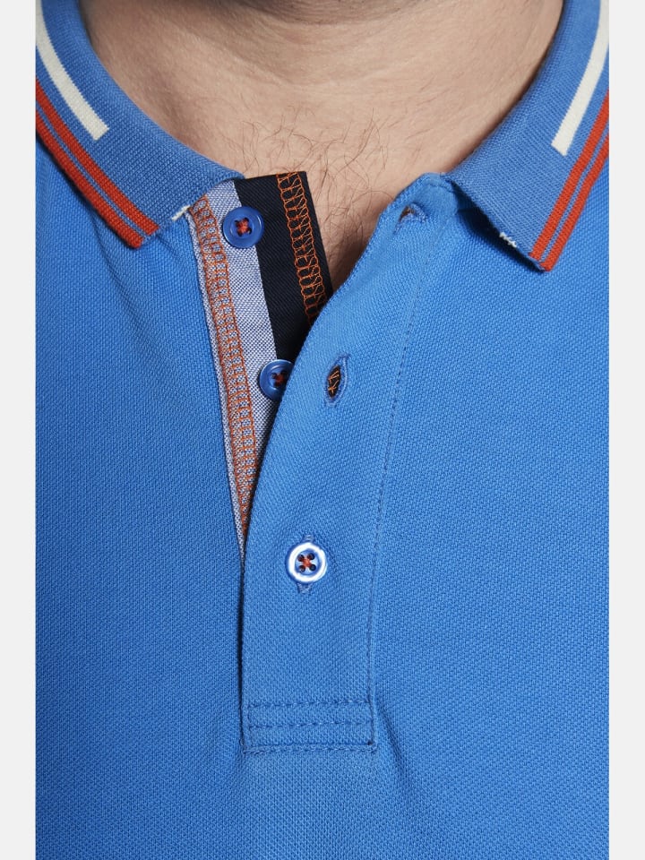 Charles Colby Poloshirt EARL EMLYN in blau günstig kaufen